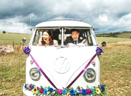 Splitscreen Campervan for weddings in Brighton